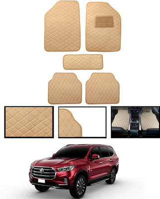 ABJD Leatherite Standard Mat For  MG Gloster(Beige)