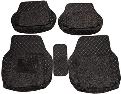 srq Leatherite 7D Mat For  Maruti WagonR, Alto 800, Alto K10, Swift(Black, Grey)