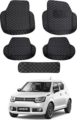 MATIES Leatherite 7D Mat For  Maruti Suzuki Ignis(Black)