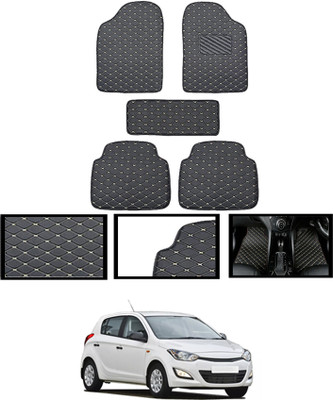 MATIES Leatherite Standard Mat For  Hyundai i20(Black)