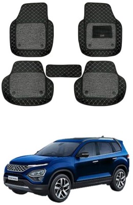 AUTO BEAST Leatherite 7D Mat For  Universal For Car, Tata Safari(Black)