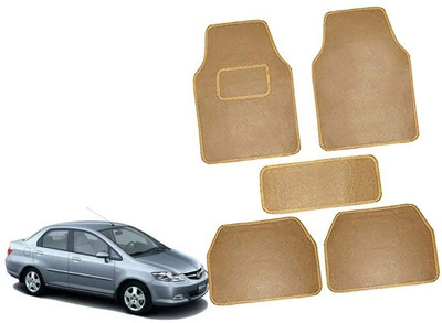 AUTO PEARL Polyester Standard Mat For  Honda City ZX(Beige)