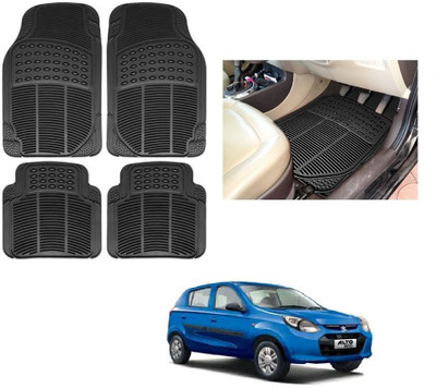 ROSHNEER ENTERPRISES Rubber Standard Mat For  Maruti Alto 800(Black)
