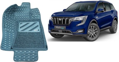 MATT_X Leatherite 7D Mat For  Mahindra XUV 700 (7 Seater)(Black, Silver)