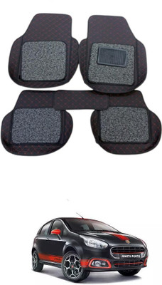 arneja trading company Leatherite 7D Mat For  Fiat Abarth Punto(Black)