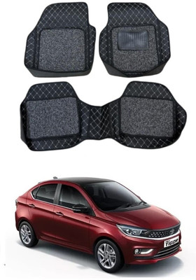 arneja trading company Leatherite 7D Mat For  Tata Tigor(Silver, Black)