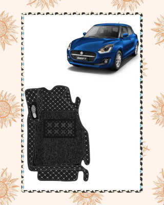 KUNTAIL A Leather 7D Mat For  Maruti Suzuki Swift(Black)