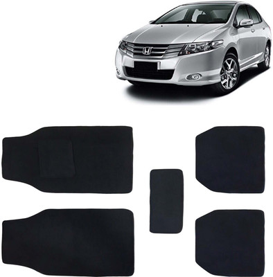 Kingsway Fabric Standard Mat For  Honda City(Black)