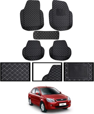 MATIES Leatherite 7D Mat For  Ford Ikon(Black)