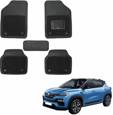 KUNTAIL ENTERPRISES Leatherite 7D Mat For  Renault Universal For Car(Black)