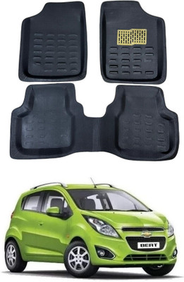 arneja trading company Polyutherine 3D Mat For  Chevrolet Beat(Black)