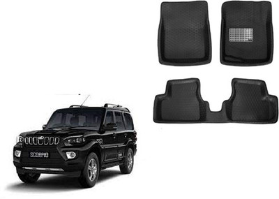 Autorepute Nylon 5D Mat For  Mahindra Scorpio(Black)