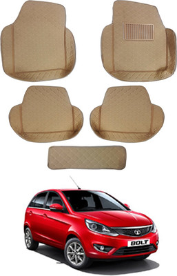AYW Leatherite 7D Mat For  Tata Bolt(Beige)