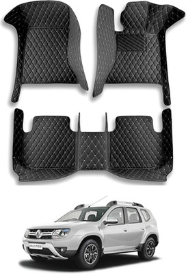 MATIES Leatherite 7D Mat For  Renault Duster(Black)