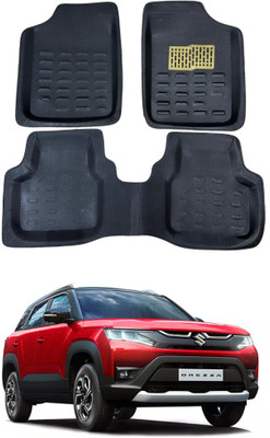 ARNEJA Polyutherine 3D Mat For  Maruti Suzuki New Brezza(Black)