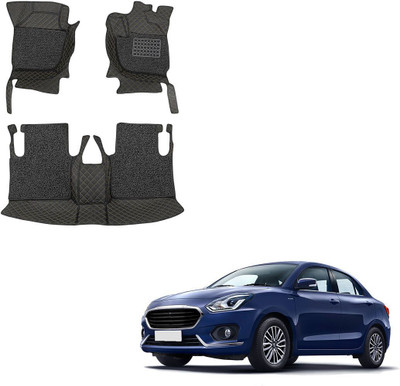 TOFIT ENTERPRISE Leatherite 7D Mat For  Maruti Suzuki Swift Dzire(Black, Beige)
