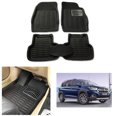 After cars PVC 3D Mat For  Maruti Suzuki XL6(Black)
