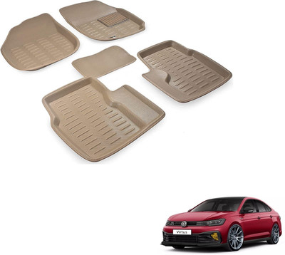 AuTO ADDiCT EVA 3D Mat For  Volkswagen Virtus(Beige)
