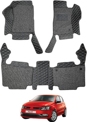 Auto Hub Leatherite 7D Mat For  Volkswagen Polo GT(Black)