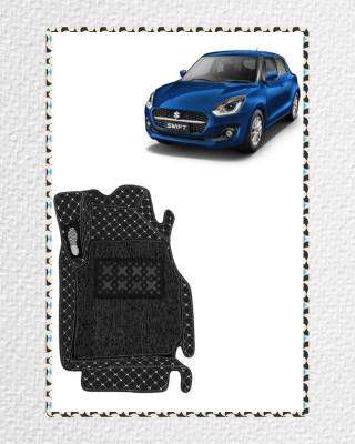 KUNTAIL A Leather 7D Mat For  Maruti Suzuki Swift(Black)
