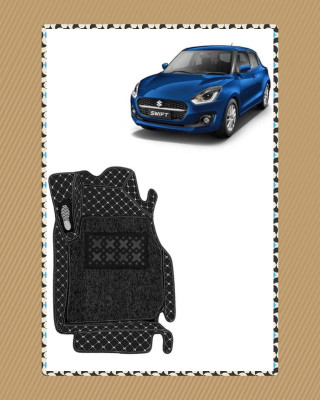 KUNTAIL A Leather 7D Mat For  Maruti Suzuki Swift(Black)