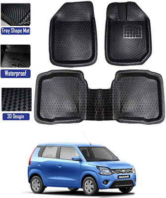 MATIES Plastic Tray Mat For  Maruti Suzuki WagonR(Black)