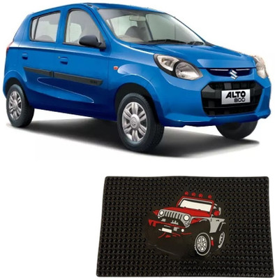 Arnejaa Rubber Standard Mat For  Maruti Suzuki Alto 800(Black)