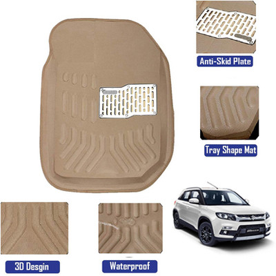 MATIES Plastic 3D Mat For  Universal For Car(Beige)