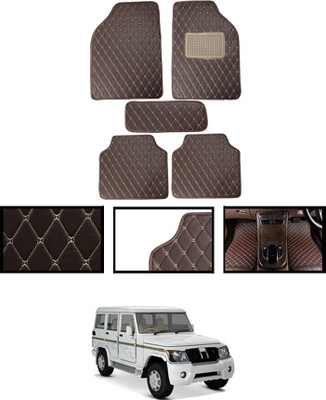 MSNP Leatherite Standard Mat For  Mahindra Bolero(Brown)