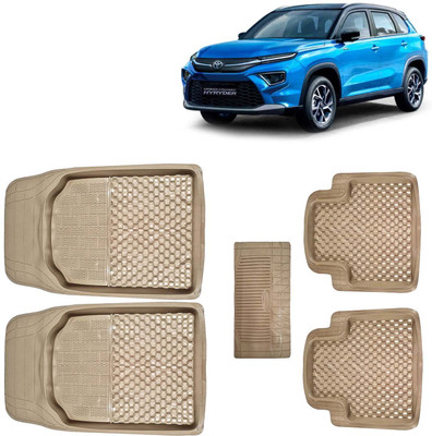 Kingsway PVC Tray Mat For  Toyota Urban Cruiser Hyryder(Beige)