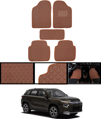 AYW Leatherite Standard Mat For  Mahindra Urban Cruiser Hyryder(Orange)