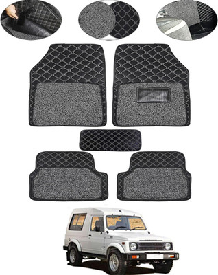 MSNP Leatherite 7D Mat For  Maruti Suzuki Gypsy(Black)