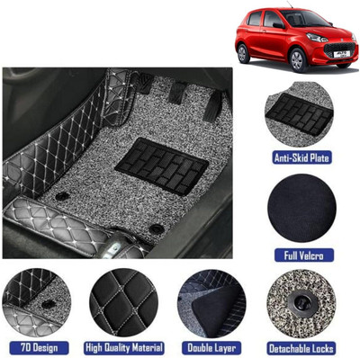 Ds enterprise Leatherite 7D Mat For  Maruti Suzuki Alto K10(Black)
