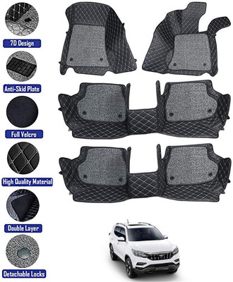 RKPSP Leatherite 7D Mat For  Mahindra Alturas G4(Black)