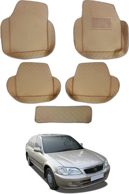 MATIES Leatherite 7D Mat For  Honda City(Beige)