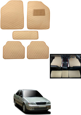 MATIES Leatherite Standard Mat For  Maruti Suzuki Esteem(Beige)