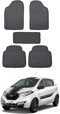 MATIES Leatherite Standard Mat For  Datsun Redi GO(Black)