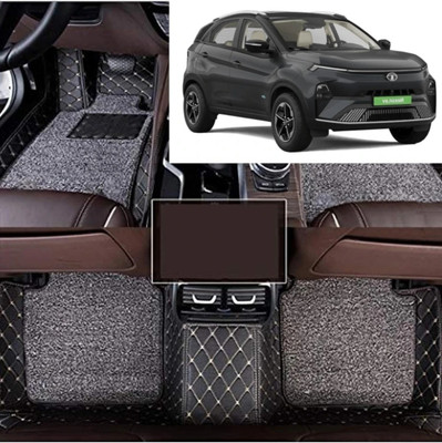 FF TRADERS Leatherite 7D Mat For  Tata Nexon EV Max, Nexon, Nexon EV(Black)