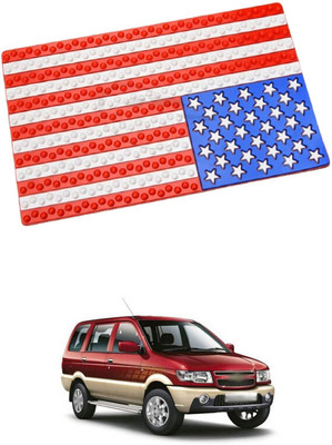 LOVMOTO Plastic Tray Mat For  Chevrolet Tavera(Multicolor)