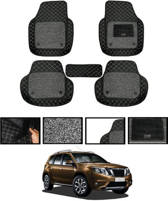 zplus Leatherite 7D Mat For  Nissan Terrano(Black)