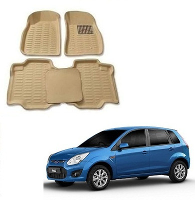 SLSHILPA Plastic 3D Mat For  Ford Figo(Beige)