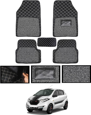 MATIES Leatherite 7D Mat For  Datsun Redi GO(Black)