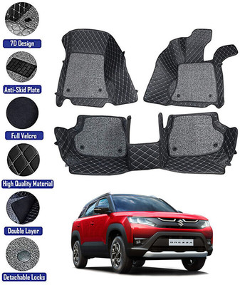 KUNTAIL ENTERPRISES Leatherite 7D Mat For  Maruti Suzuki Universal For Car(Black)