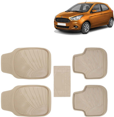 Kingsway PVC Tray Mat For  Ford Figo(Beige)