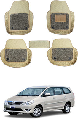 RKPSP Leatherite 7D Mat For  Toyota Innova(Beige)