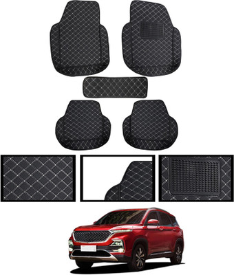 MATIES Leatherite 7D Mat For  MG Hector(Black)