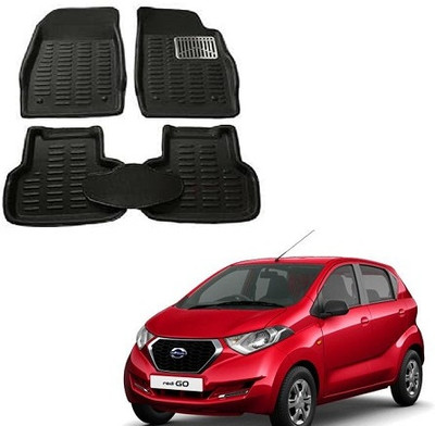 SLSHILPA Plastic 3D Mat For  Datsun Redi GO(Black)