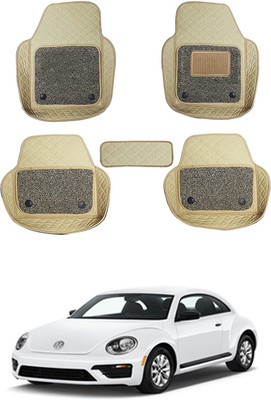 RKPSP Leatherite 7D Mat For  Volkswagen Beetle(Beige)