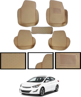 ABJD Leatherite 7D Mat For  Hyundai Elantra(Beige)