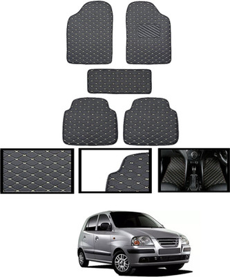 MATIES Leatherite Standard Mat For  Hyundai Universal For Car(Black)